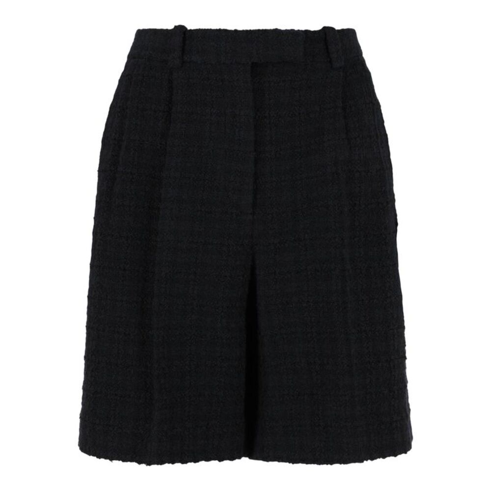 Givenchy Bouclé Bermuda Shorts Blue Womens